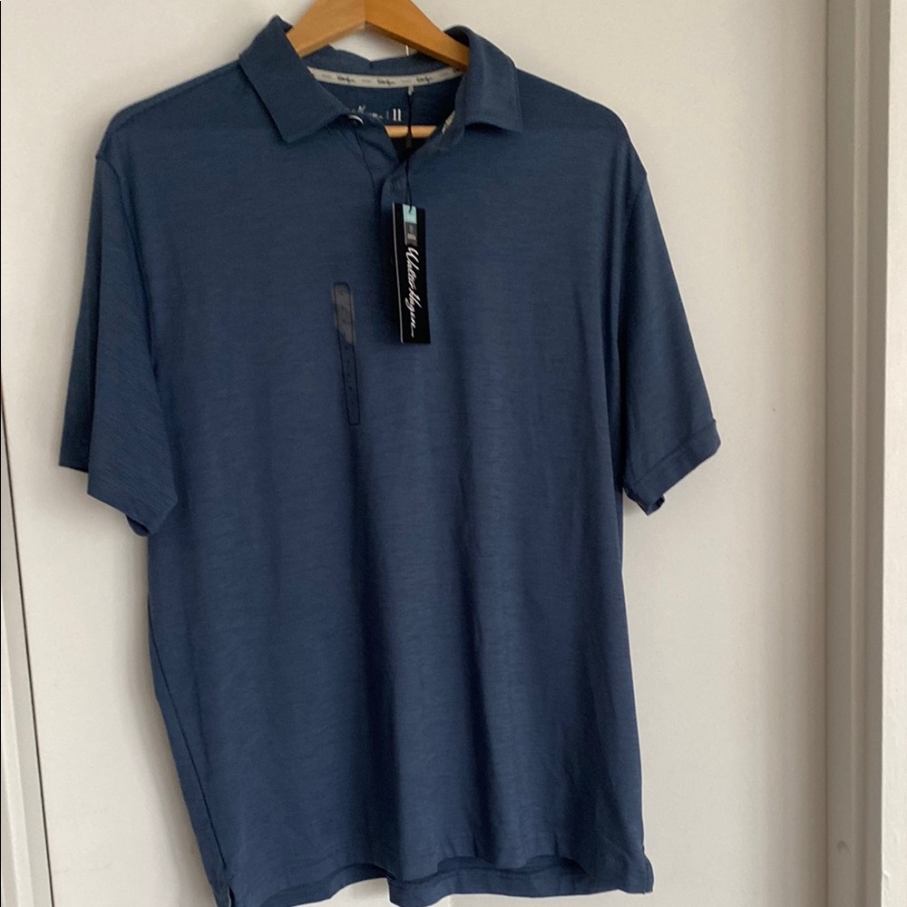Walter Hagen Men's Blue Polo Shirt (new with tags)